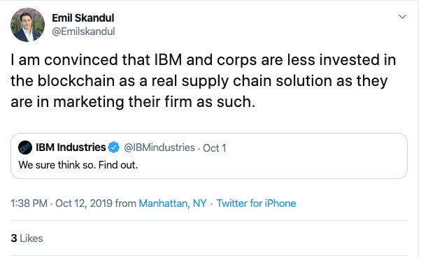收割三成市场份额，IBM的企业级区块链战略依然备受质疑？