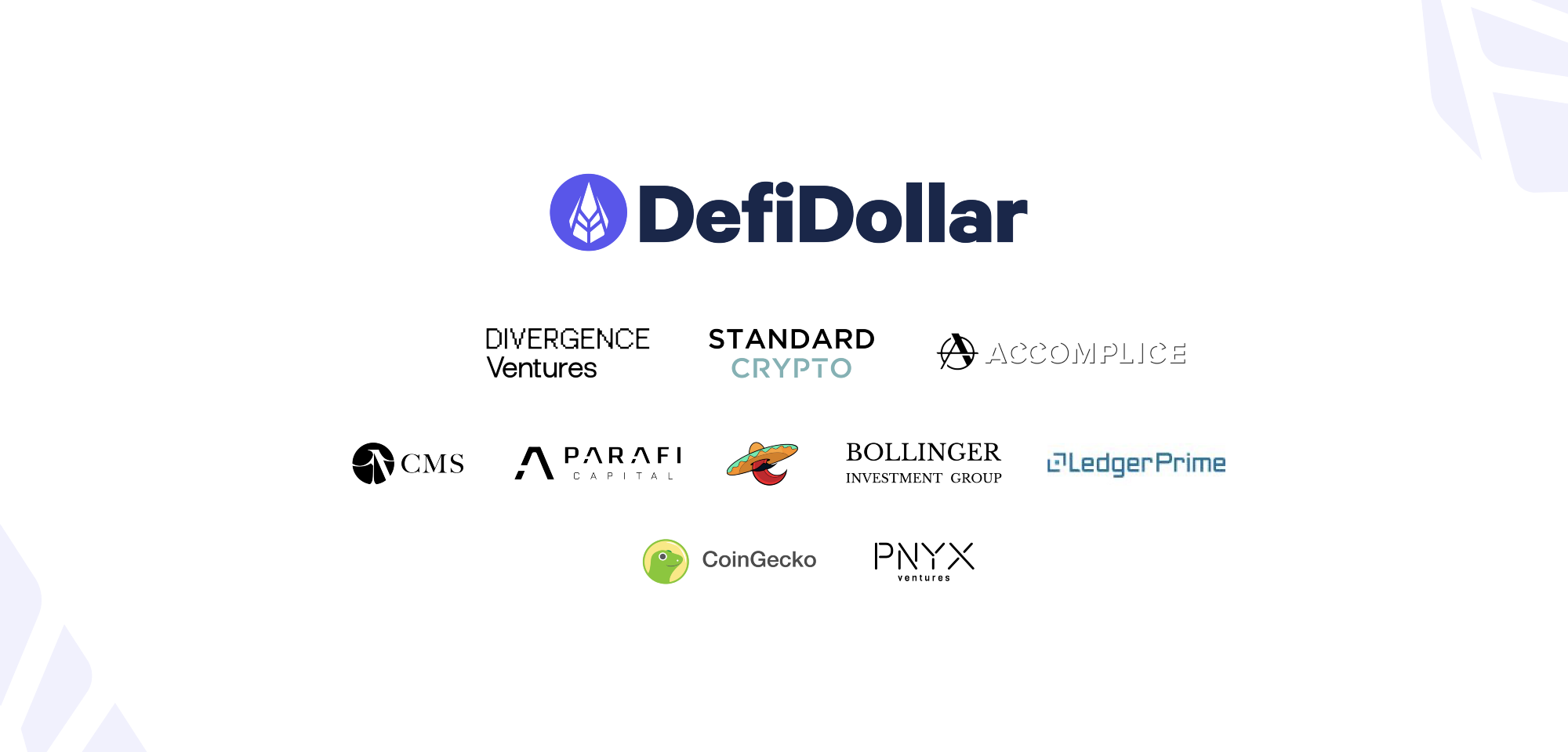 稳定币指数项目DefiDollar完成120万美元融资