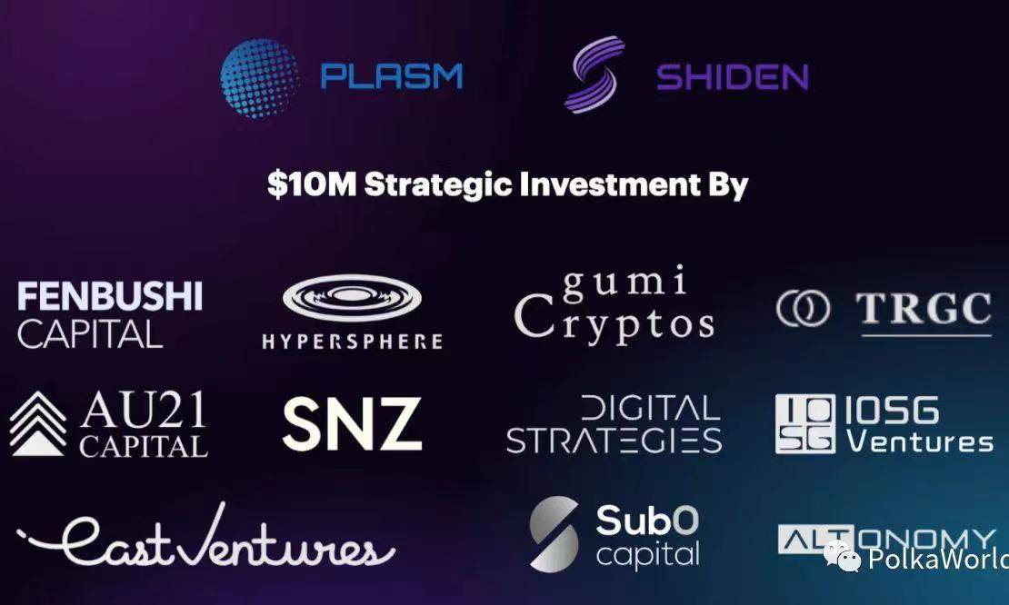 Plasm & Shiden 背后的 Stake 科技完成 1000 万美元的战略融资！