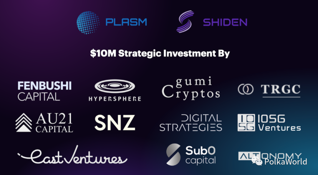 Plasm & Shiden 背后的 Stake 科技完成 1000 万美元的战略融资！