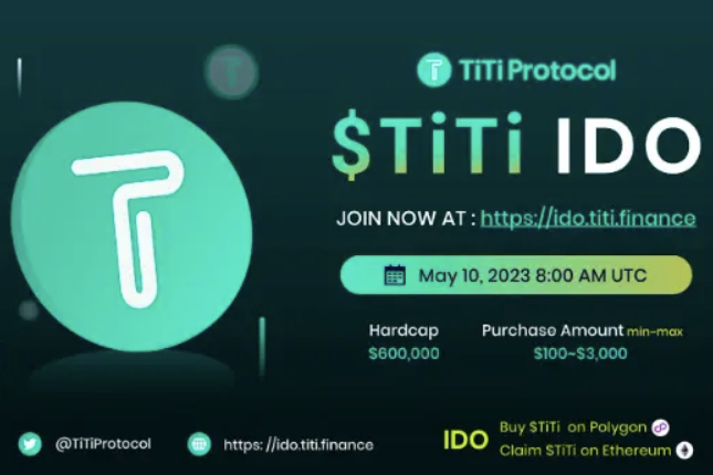 去中心化稳定币协议TiTi Protocol 计划将在未来几周登陆以太坊主网