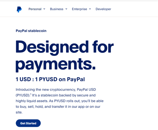 美国“支付宝”Paypal 借稳定币求生，救了加密圈？