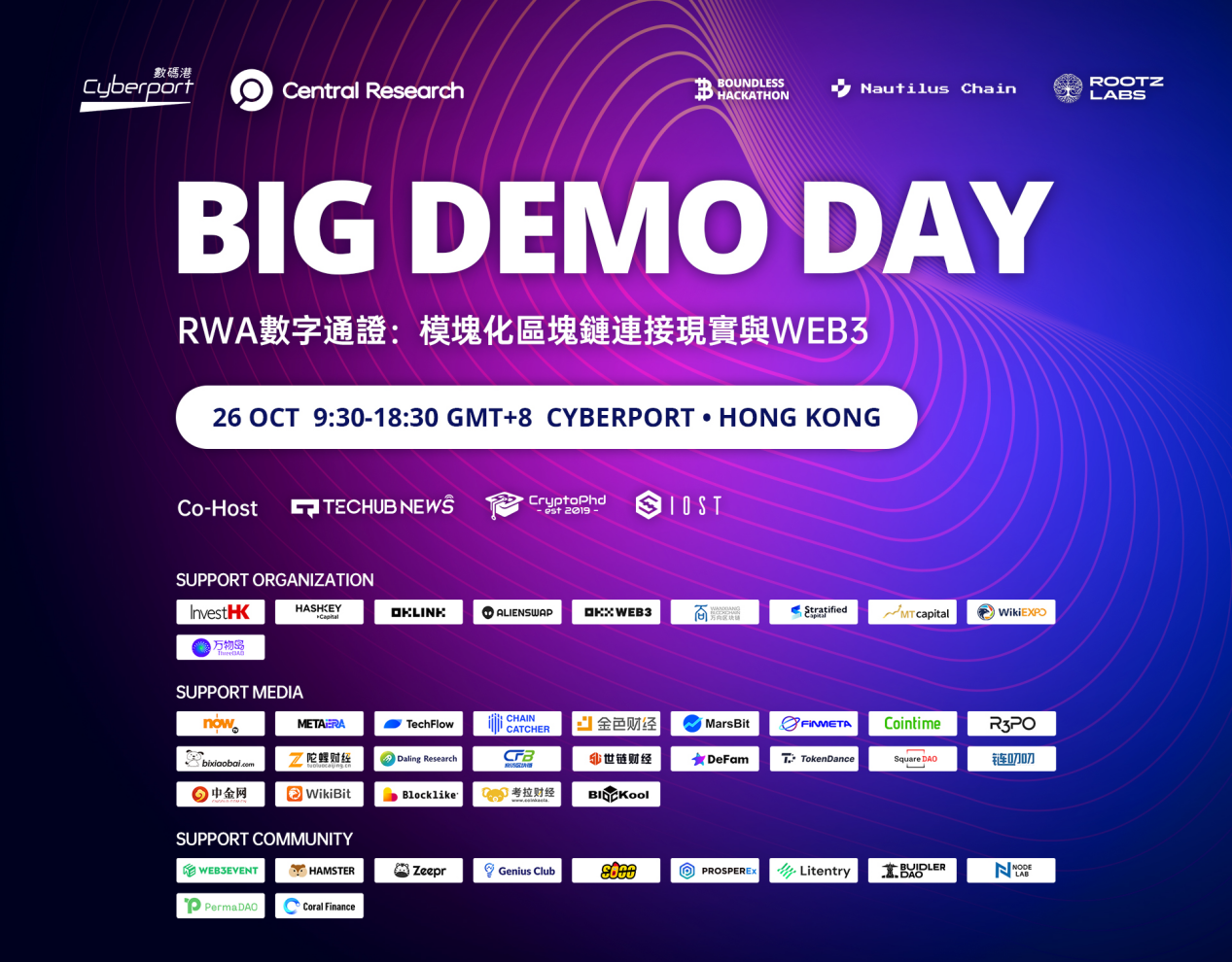 香港Web3盛會Big Demo Day第八期強勢來襲！