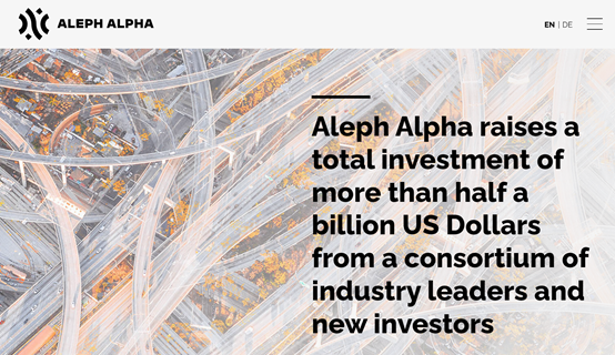 5亿美元！ChatGPT竞争对手 Aleph Alpha 获博世等财团投资