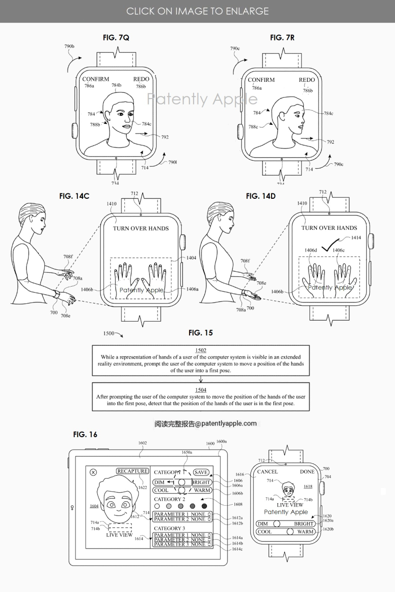 苹果新专利：用户将能够在Apple Watch上使用虚拟化身进行FaceTime通话