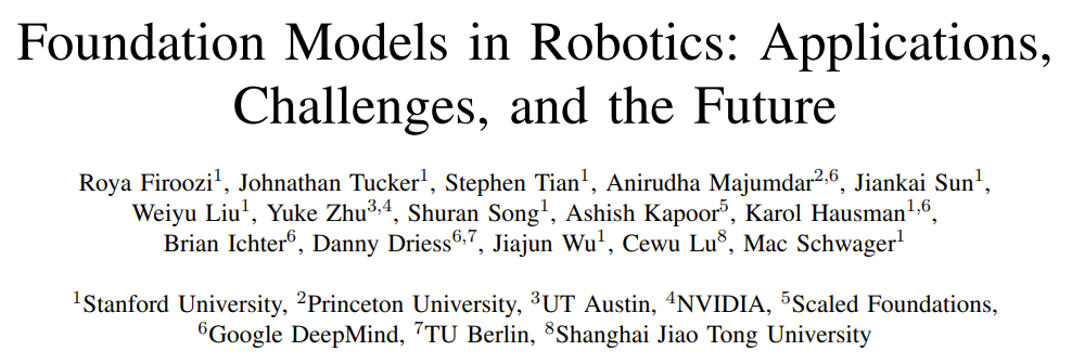 大模型+机器人，详尽的综述报告来了，多位华人学者参与