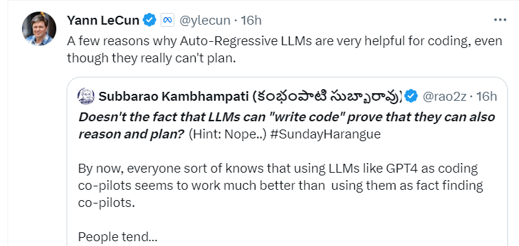 LLM会写代码AAAI主席揭秘：代码数据质量太高｜LeCun力赞