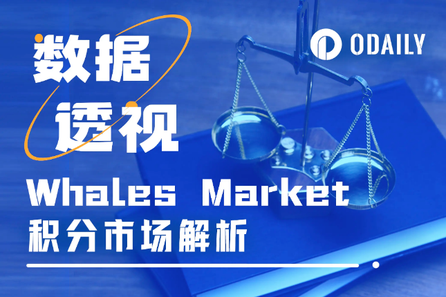 数据解析15个Whales Market上的项目积分价值：哪些值得参与？如何结算？