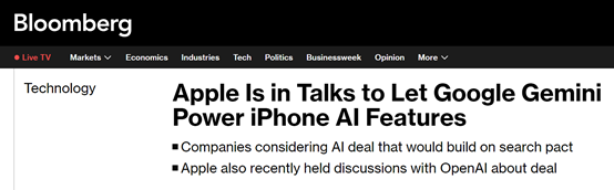 苹果与百度合作，将在iPhone 16中使用生成式AI