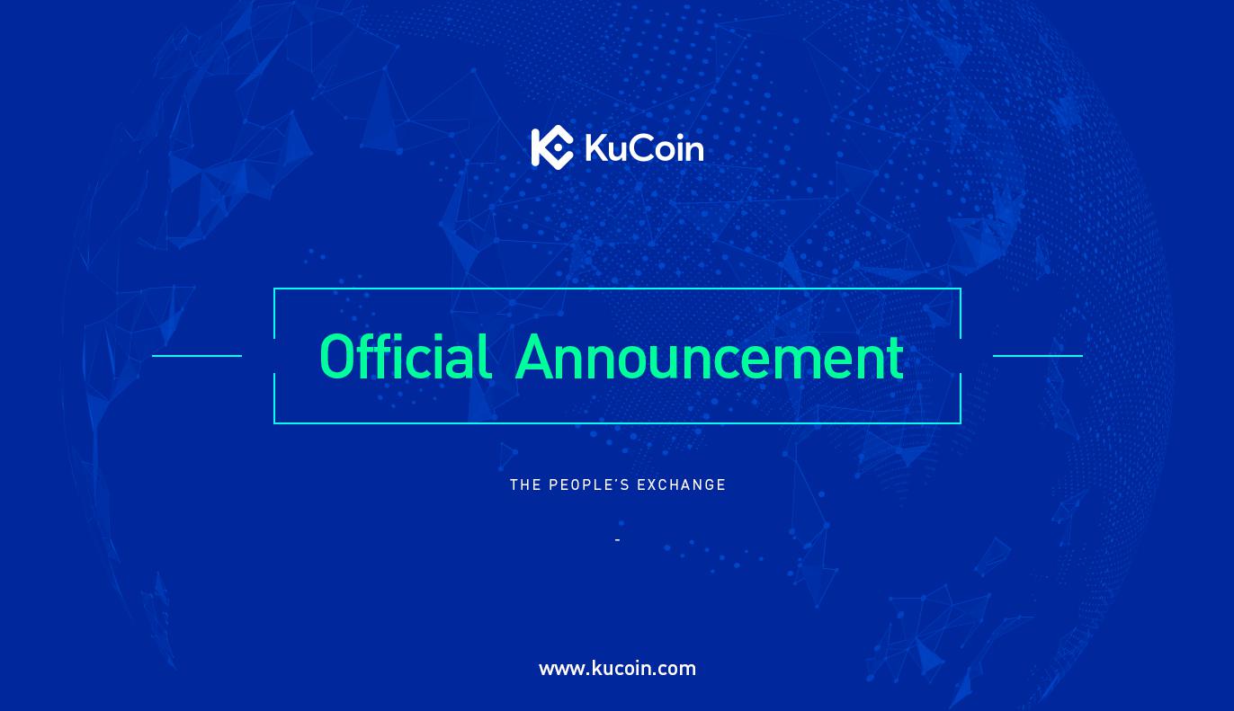 KuCoin系统升级通知
